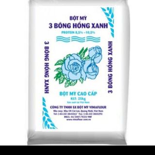 01 kg bột mì 03 bông hồng xanh