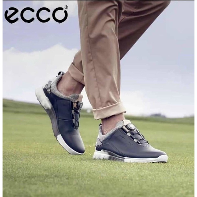 Giày Golf Nam Ecco Nút Vặn Tiện Lợi, Chống Nước Tốt, Golf Shoes