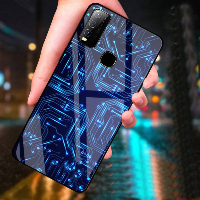 Ốp Lưng VIVO Y30,Y30I,Y50 mặt kính cường lực cao cấp thiết kế riêng