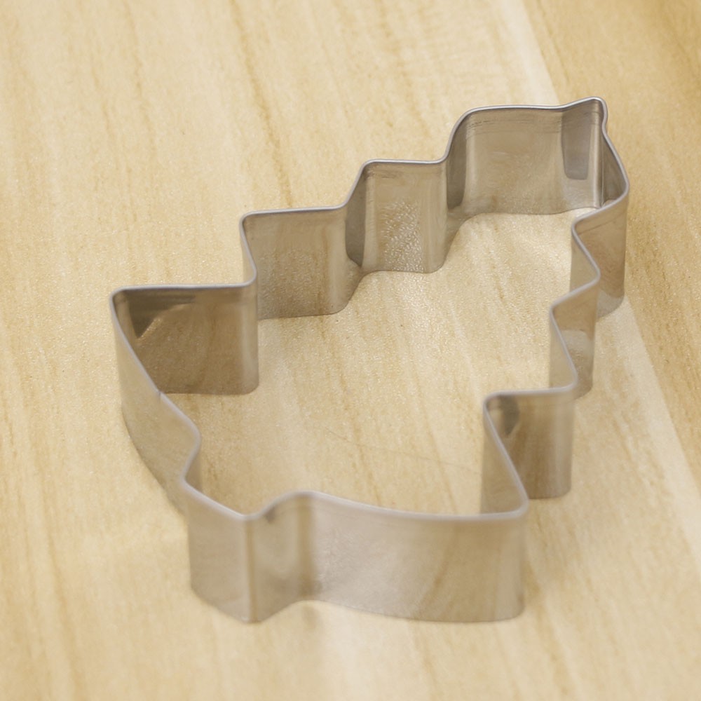 Khuôn tạo hình bánh quy bằng thép không gỉ hình cây thông