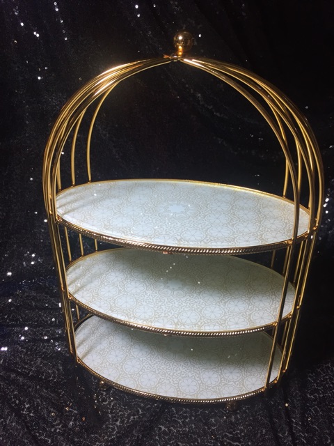 Khay bánh trang trí hình Ovan