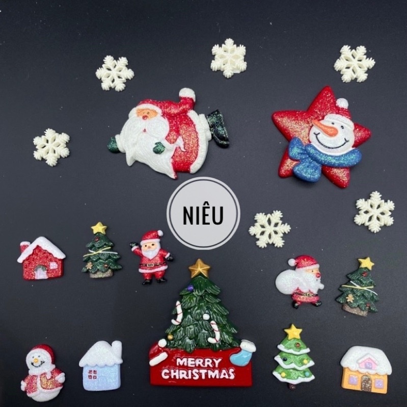 Nam châm dán hít dính trang trí tủ lạnh hình giáng sinh christmas xmas noel