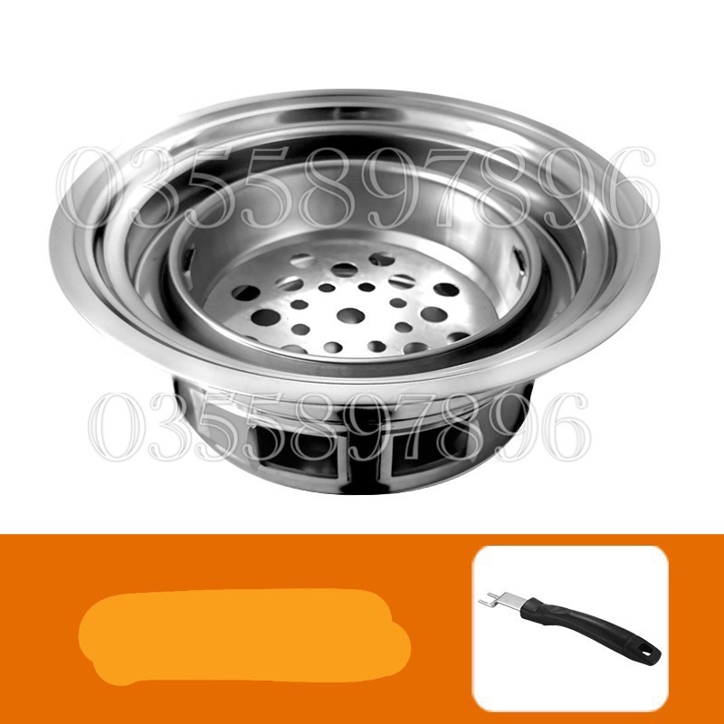 Bếp Nướng Than Hoa  BBQ Than Hoa Không Khói Cao Cấp Sét bếp 5 món