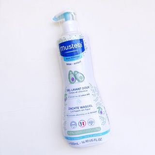 Sữa tắm gội toàn thân cho bé cưng Mustela Bébé 500ml Pháp
