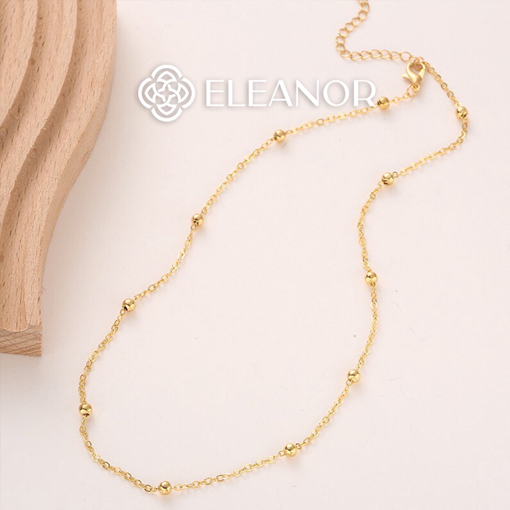 Dây chuyền nữ Eleanor Accessories mắt xích mặt khóa phụ kiện trang sức cá tính độc đáo