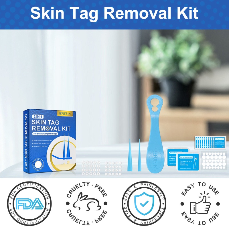 Bộ Dụng Cụ Loại Bỏ Mụn Thịt Dư Trên Da 2 Trong 1 (1mm-9mm)