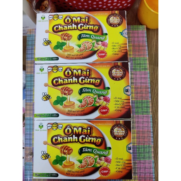 kẹo omai chanh gừng vỉ 8 viên