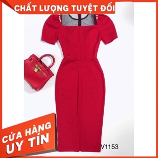 váy đỏ dự tiệc hàng thiết kế cao cấp