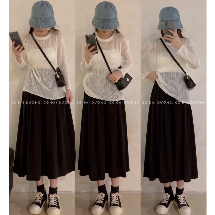 áo len mỏng cổ tròn 70118