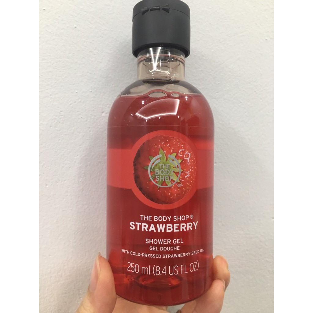 Sữa Tắm Strawberry ( Dâu) Bath & Shower Gel 250ML The Body Shop