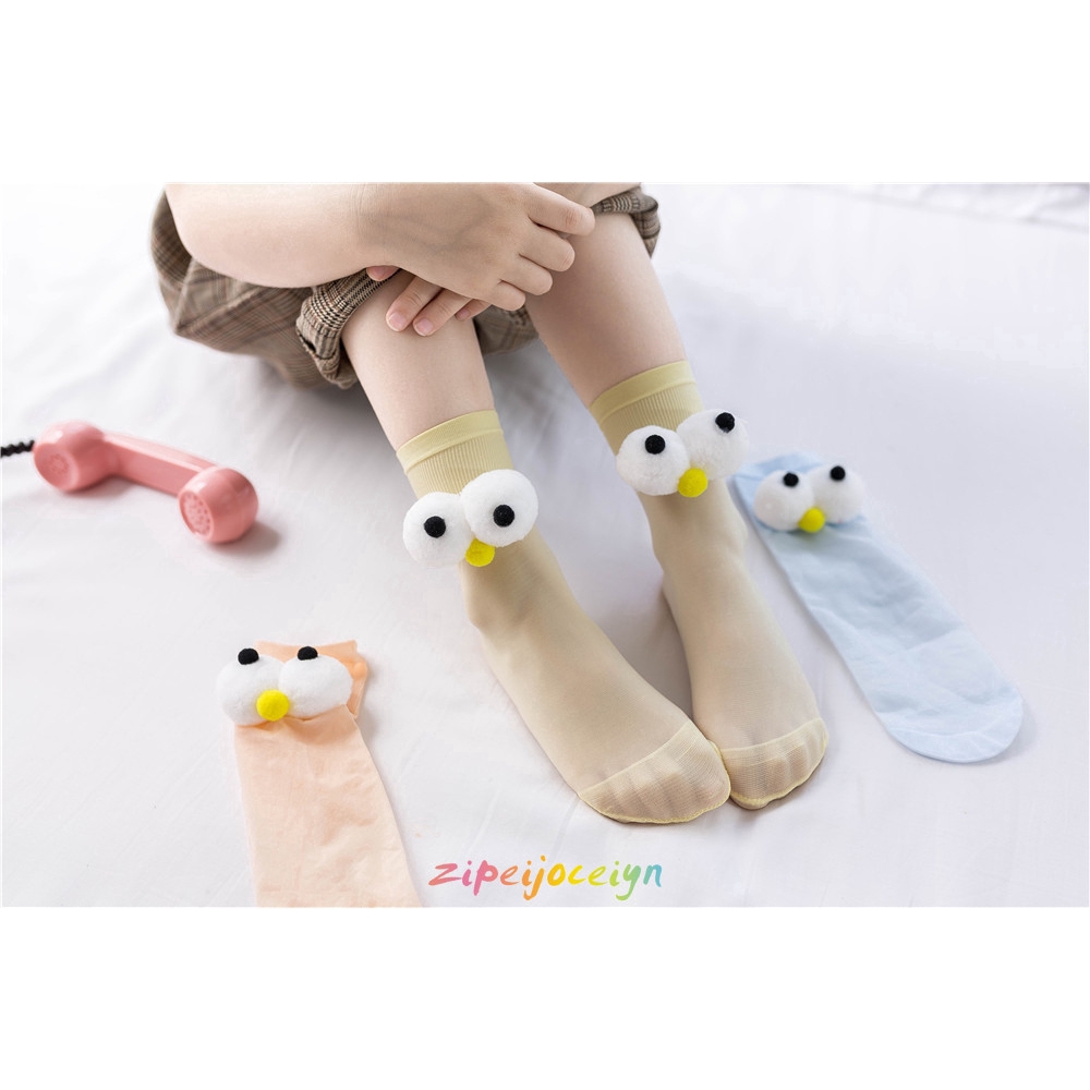 Đôi Vớ Đính Đôi Mắt To Dễ Thương Cho Bé