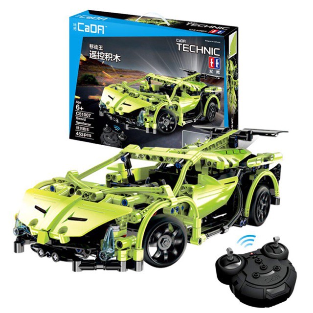 - Đồ chơi Lego C51007 - xe thể thao chạy động cơ pin sạc điều khiển từ xa