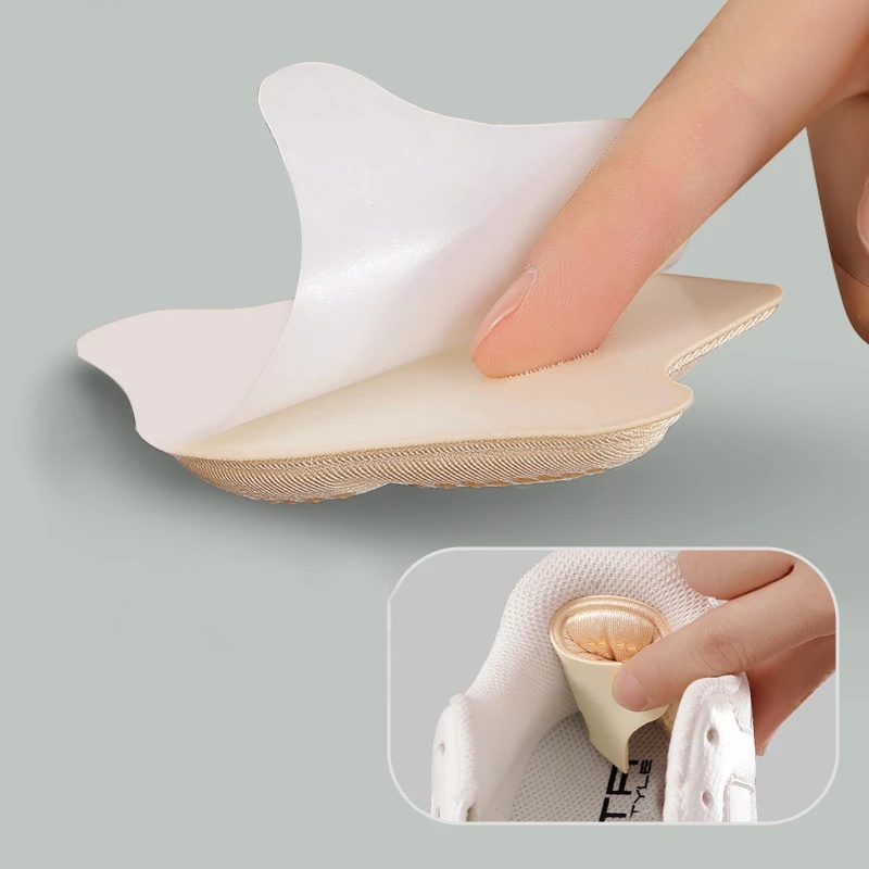 Set 2 Miếng Đệm Dán Giày Thể Thao Chống Trượt Có Mút Đệm Lưng