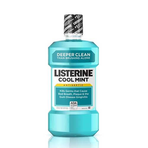 Nước súc miệng hương bạc hà LISTERINE Coolmint Mouthwash 500/700ml (Thái Lan)