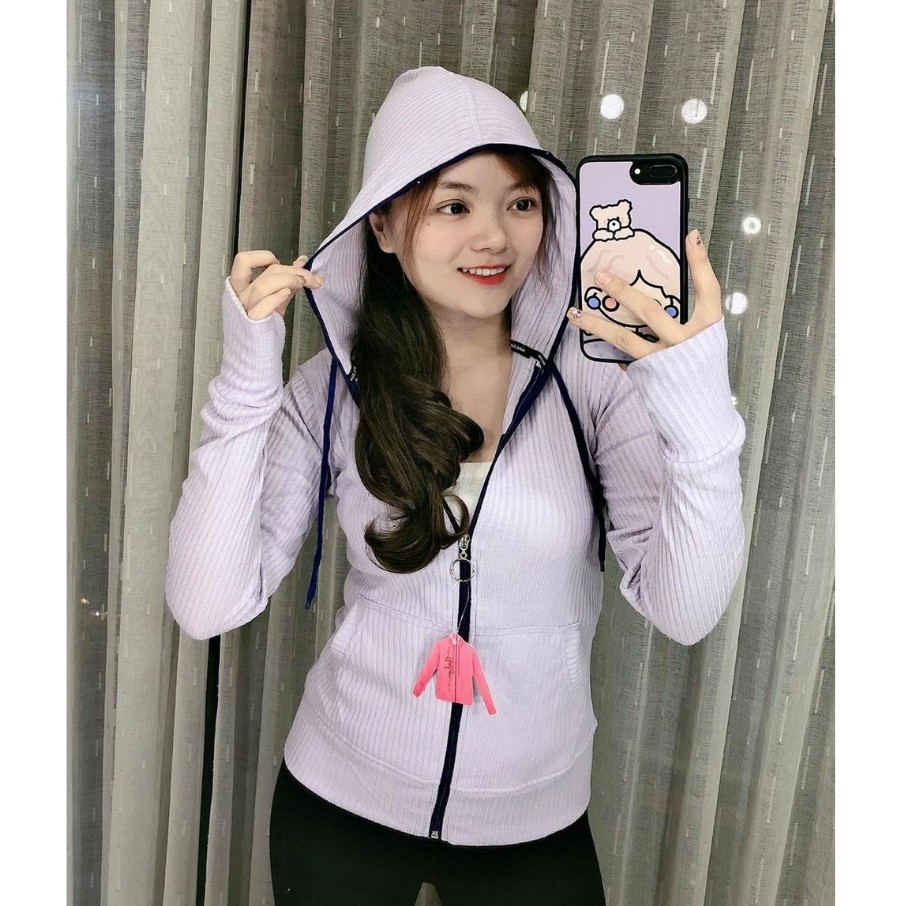 Áo khoác nữ Thun Gân giá rẻ, chống nắng, nhiều màu dưới 55kg SUPER BULL - AK001 | BigBuy360 - bigbuy360.vn