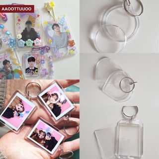 Móc khoá khung ảnh bằng nhựa acrylic