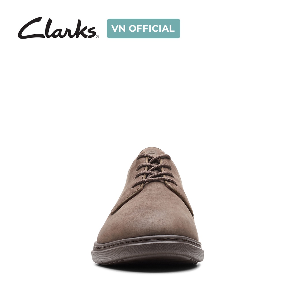 Giày buộc dây nam CLARKS Dennet Low màu Dark Taupe