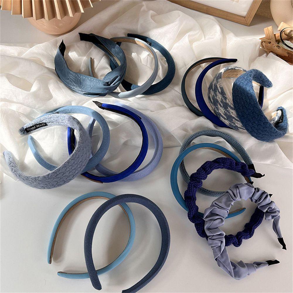 Băng Đô Cài Tóc Bản To Chống Trượt Cho Nữ