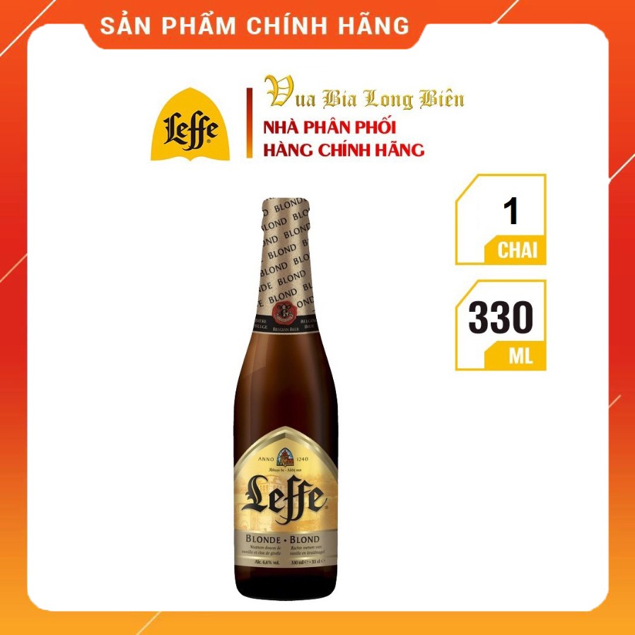 [Chai lẻ nhập khẩu] Bia Leffe Blond 330ml