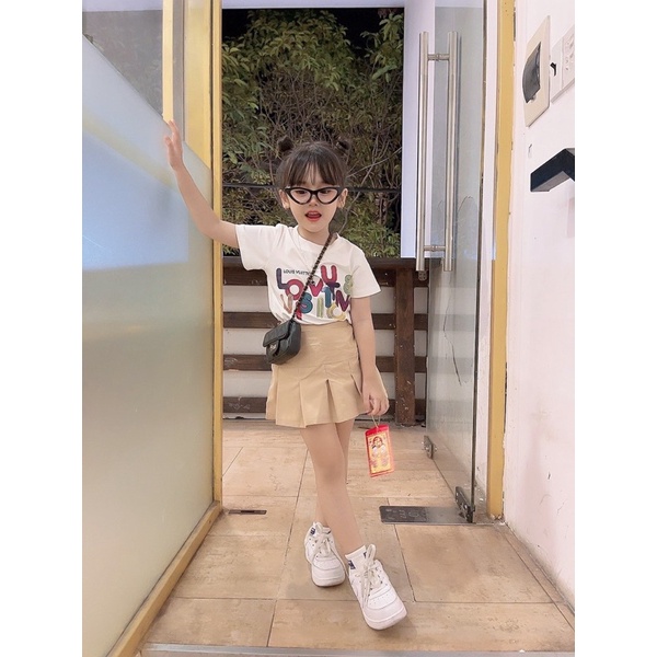 Áo thun  phối màu cầu vồng cho bé , áo thun unisex trẻ em ,  Kid_genZ