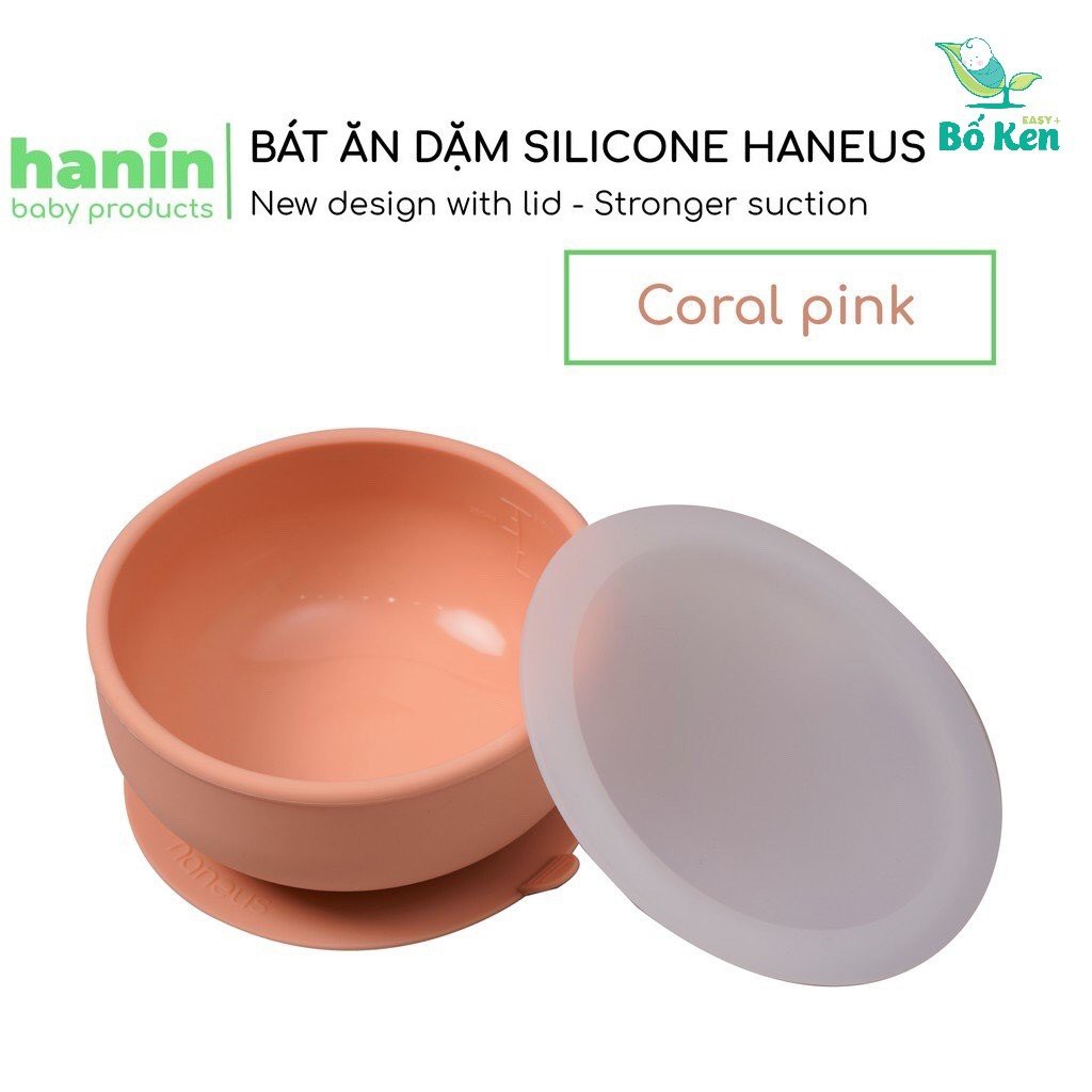 Shop Bố Ken Bát Ăn Dặm Silicon Cao cấp Chống Đổ Cho Bé [Hãng Hanin Baby]