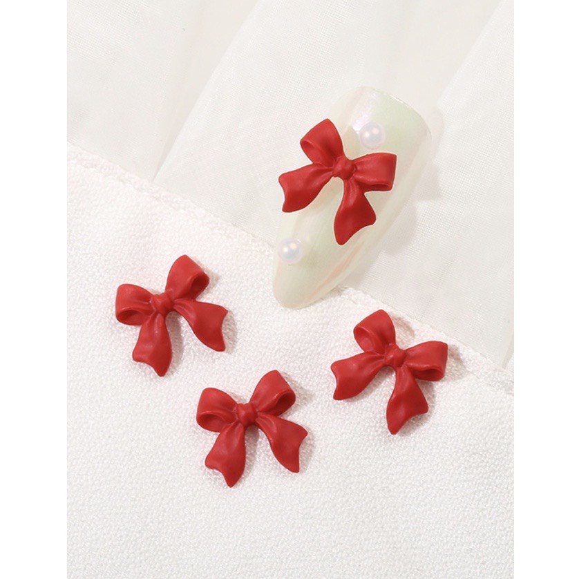 Charm nơ đính móng siêu xinh dành cho Nail combo 10 cái