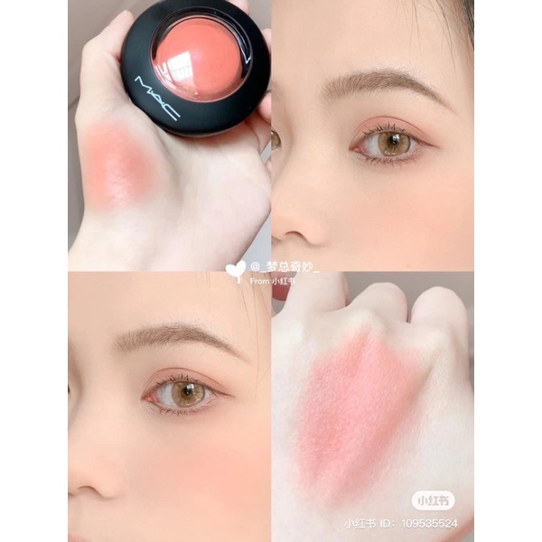 Bill US - Phấn má hồng khoáng MAC Mineralize Blush Like me Love me, Love Joy, Warm Soul, New Romance tự nhiên rạng rỡ