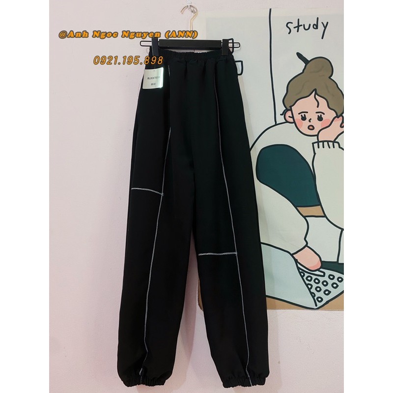[Ảnh Thật] Quần jogger giả jean ullzang cá tính