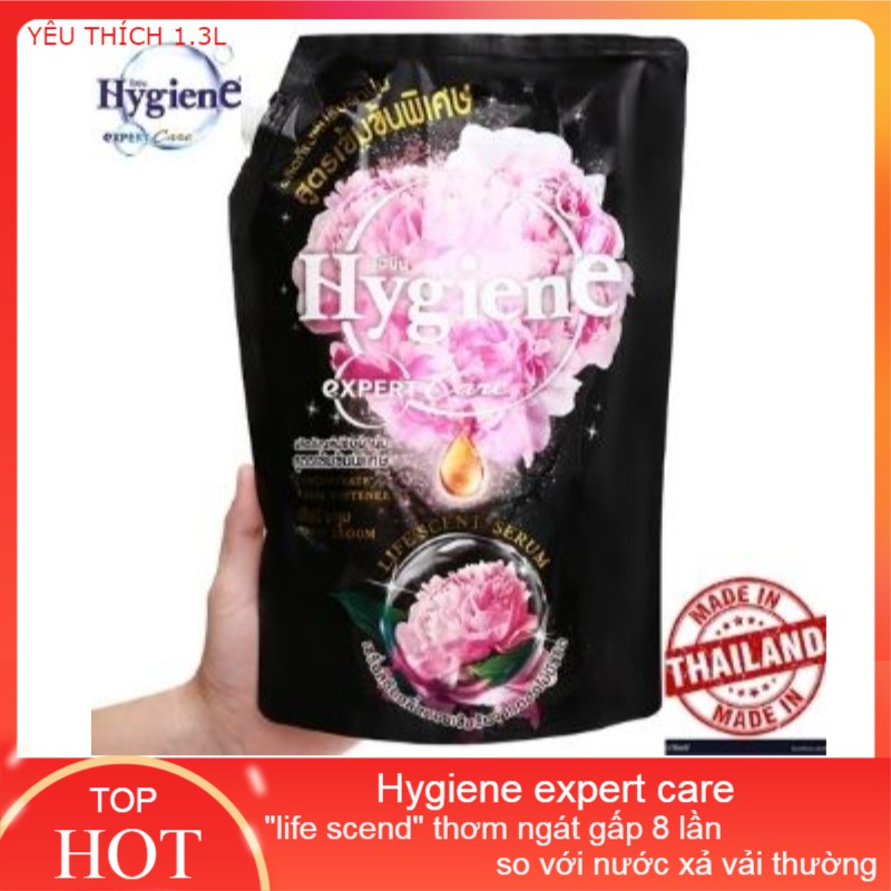 nước xả vải thái lan Hygiene expert care 1150ml màu đen