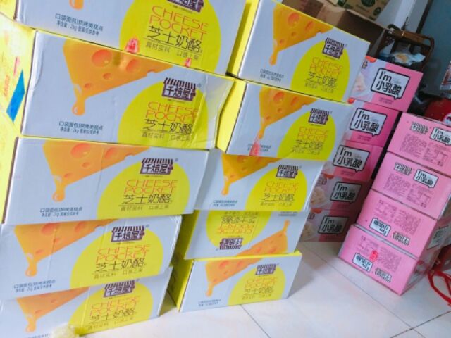 10 CÁI SỮA CHUA NHÂN PHOMAI VÀNG CHESSEE POCKET