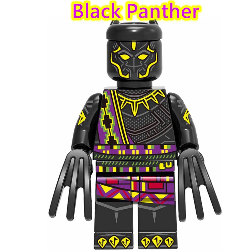 Bộ Đồ Chơi Lắp Ráp Mô Hình Nhân Vật Black Panther