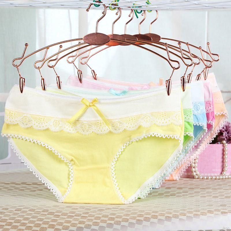 Quần lót họa tiết nơ phối ren quyến rũ cho nữ | BigBuy360 - bigbuy360.vn