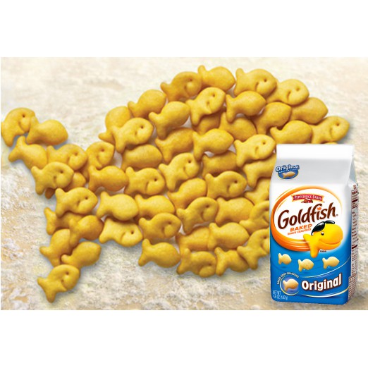 (2 vị) Bánh cá Goldfish Pepperidge Farm gói 187gr