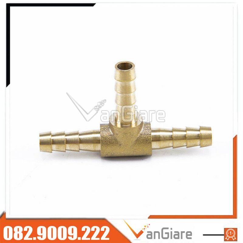 Tê đuôi chuột, nối 3 đầu đuôi chuột chữ T, 3 ngã đuôi chuột 6mm 8mm 10mm 12mm