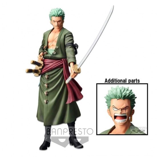 Mô hình One Piece chính hãng - Roronoa Zoro Grandista Nero