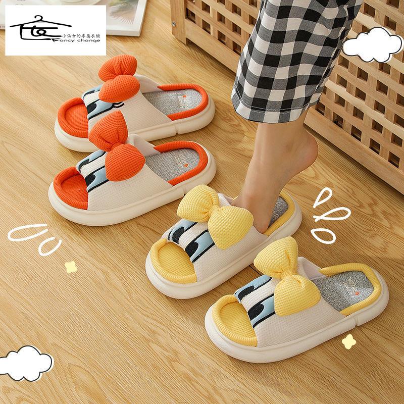 Dép Quai Ngang Đế Dày Dễ Thương Thời Trang Xuân Thu Cho Nữ