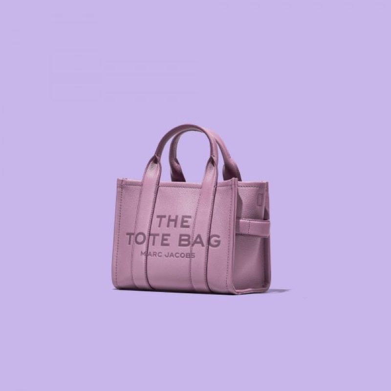TNS-Túi tote form vuông siêu  Marcie leather field tote bag--màu tím nổi bật sang trọng