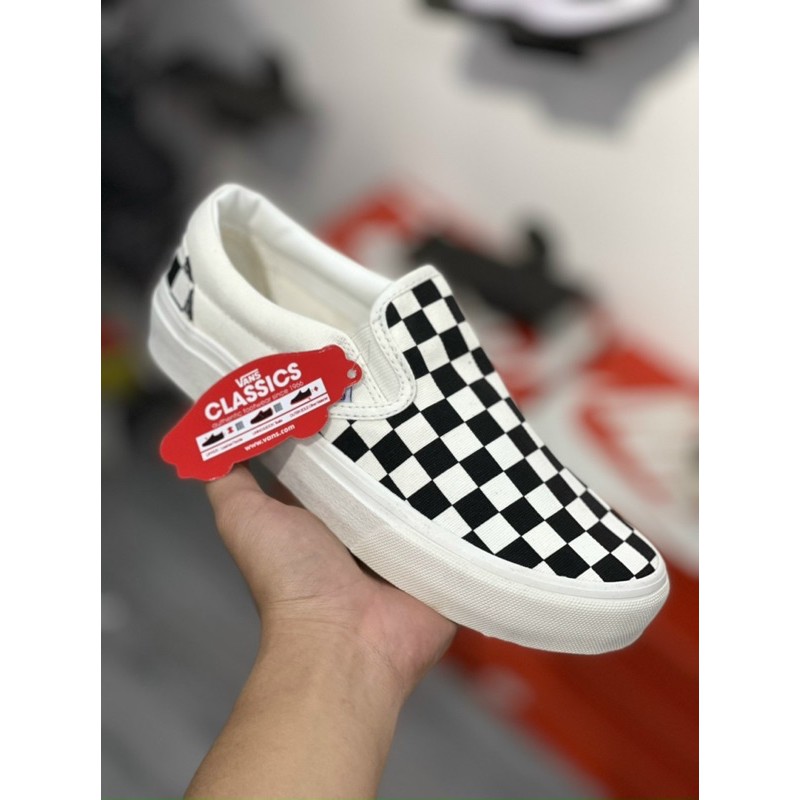 Giày vans caro lười cho học sinh, sinh viên( rẻ vô địch)