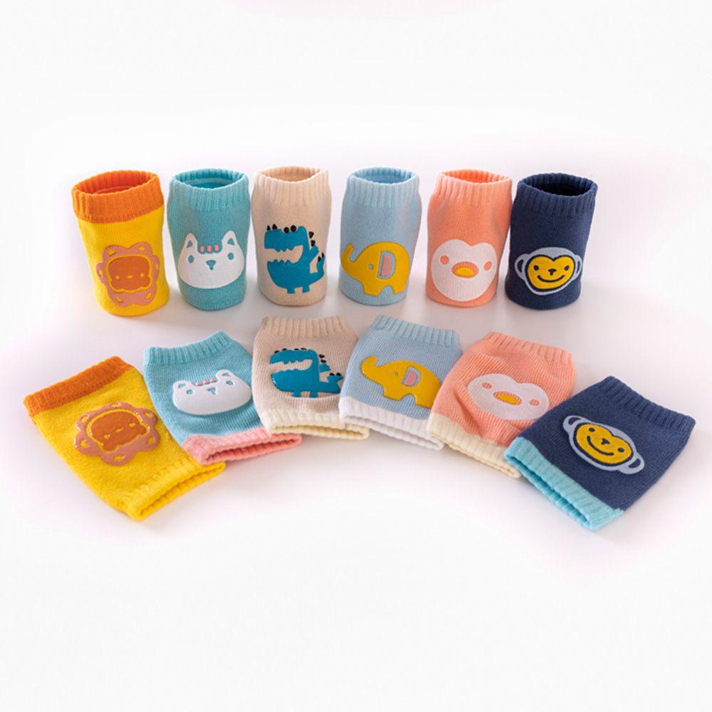 SUSANS 1 Cặp Vớ Giữ Ấm Đầu Gối Chống Trượt Dễ Thương Cho Bé