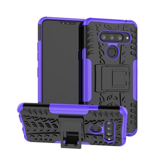 Case for LG V40 Kickstand Dual Armor with Stand Holder Shell