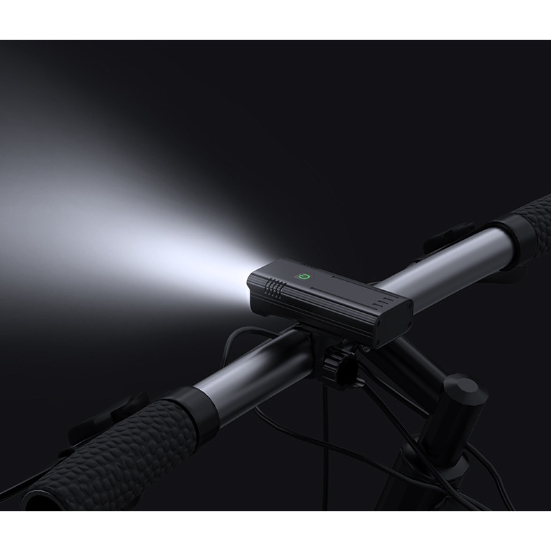 Đèn xe đạp 3600 Lumens USB có thể sạc lại được với 2 chân đế Phụ kiện đèn pin 5200mAh cho xe đạp