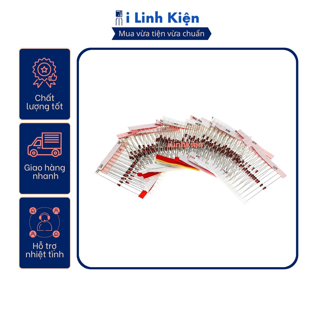 Diode zener 1W 10V 1N4740A 10 chiếc