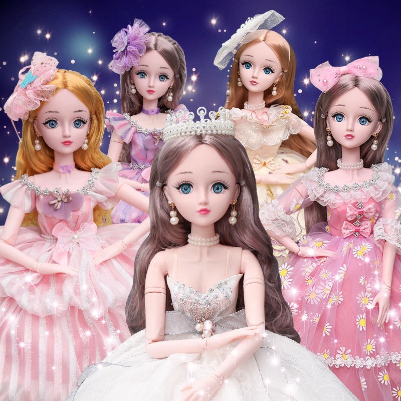 Búp Bê Barbie Mắt Lấp Lánh Làm Quà Tặng Cho Bé Gái