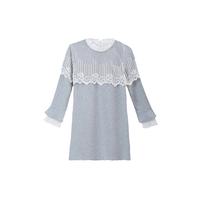 Đầm béo/ Váy béo size 2XL - Đầm mùa thu/đông đáp voan điệu