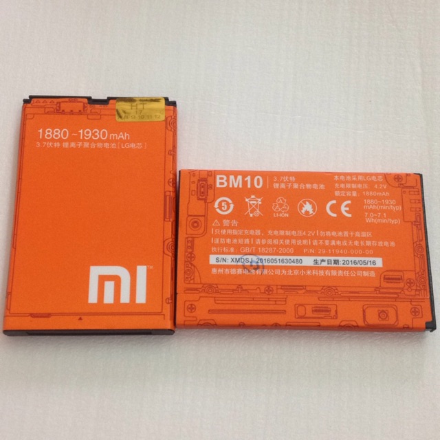 Pin XIAOMI REDMI 1S( BM10) chính hãng