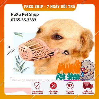 MUA RỌ MÕM CHÓ ✔️BÁN BUÔN✔️  Bằng nhựa không gây đau cho bé, có khóa nới linh động có chỉnh dây cho bé thoải mái nhất.