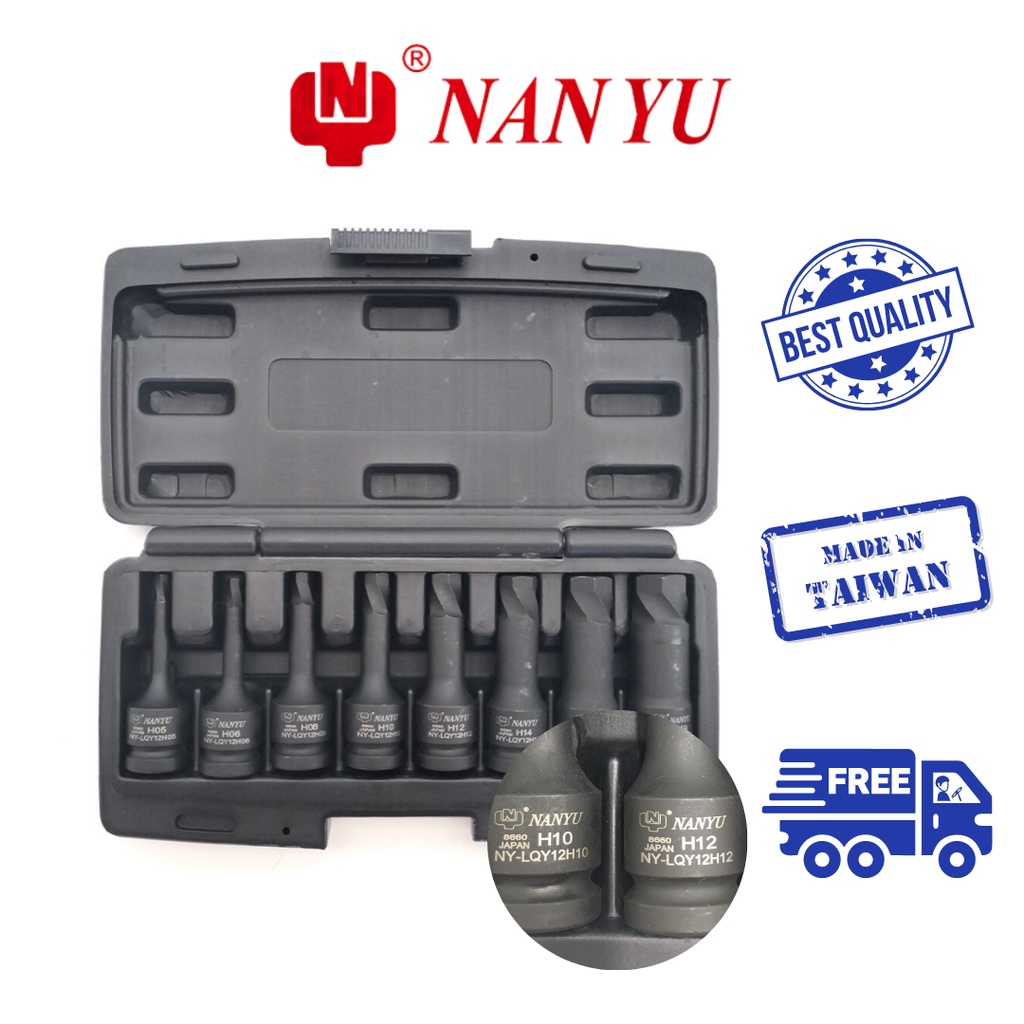 Bộ khẩu tuýp H 1/2 chống trượt Nanyu OTOX