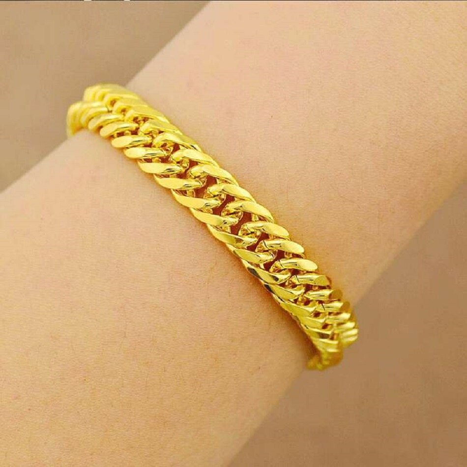 1 Bộ Đồng Hồ Đeo Tay Dây Da Phối Lưới Thép Không Gỉ Màu Vàng Sang Trọng Phong Cách Doanh Nhân Cho Nam