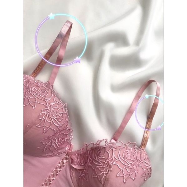 Áo corset hồng 2hand