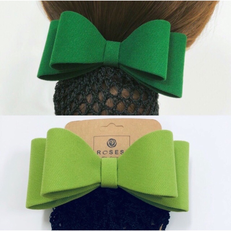 Kẹp tóc nơ lưới búi ROSES Hair Accessories